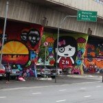Graffitis no MAAU - Museu Aberto de Arte Urbana - São Paulo, SP. 2012. Foto Flickr Urbanhearts.