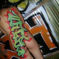 Body paint - pintura de Graffiti em mulheres (1)