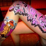 Body paint - pintura de Graffiti em mulheres (10)