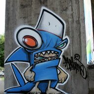 Graffiti de Ewok em Niteroi, Rio de Janeiro RJ (2)