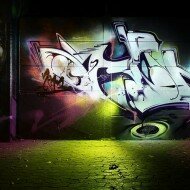 Graffiti de Mero. Foto por Florian Krause