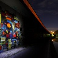 Graffiti de Steve Locatelli. Foto por Florian Krause