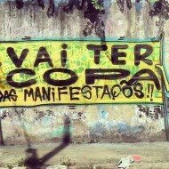 Graffiti Copa das manifestações - Mundano