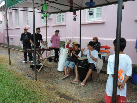 Apresentação da ofcina do grupo Atoque - Escola Paulo Freire - SubsoloArt 6 anos