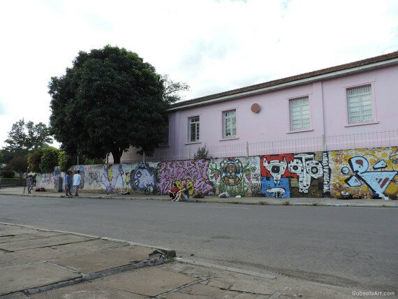 Mutirão de graffiti escola Paulo Freire - Aniversário 6 anos SubsoloArt (2)